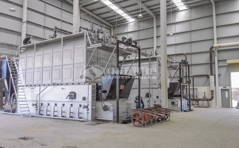 新疆機場4.2MW、2.8MW SZL燃煤熱水鍋爐項目